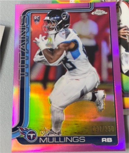 2025 Topps Chrome #309 Kalel Mullings — front