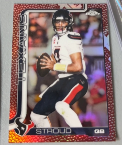 2025 Topps Chrome #119 CJ Stroud — front