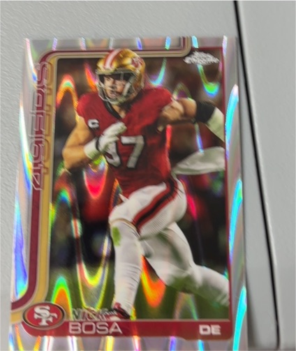 2025 Topps Chrome #264 Nick Bosa — front
