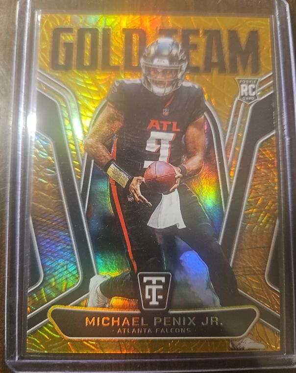2024 Panini Totally Certified #23 Michael Penix Jr. Gold Team — front