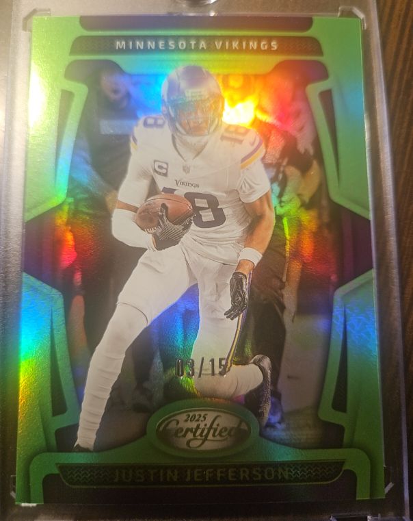 2025 Panini Certified #64 Justin Jefferson — front