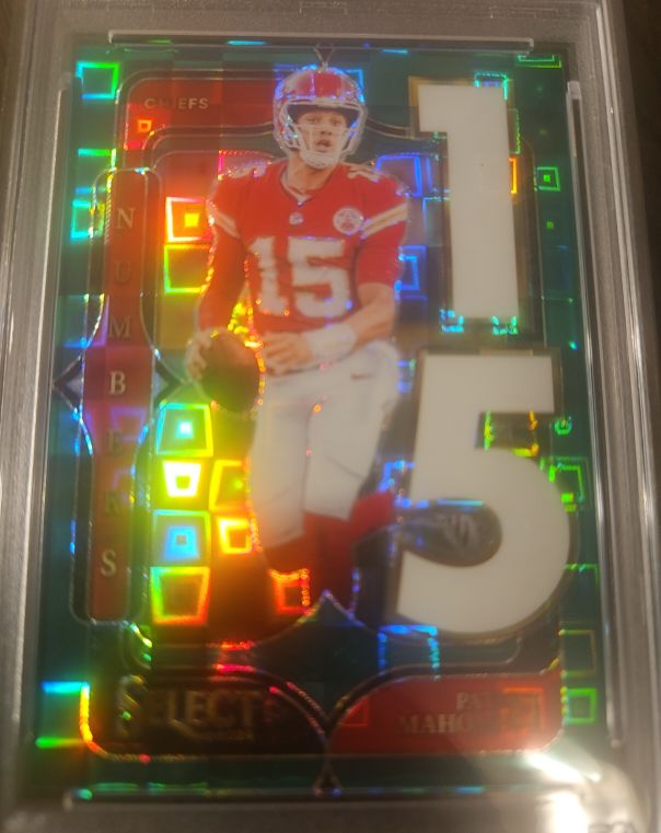2024 Panini Select Numbers #15 Patrick Mahomes II — front