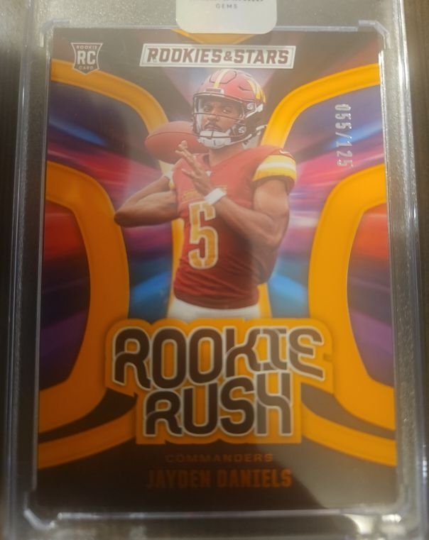 2024 Panini Rookies & Stars Rookie Rush #RR-JDS Jayden Daniels — front