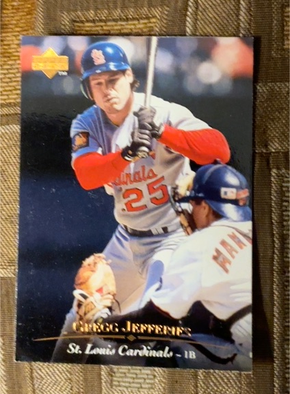1995 Upper Deck #59 Gregg Jefferies — front