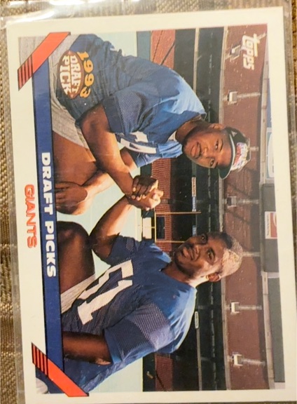 1993 Topps #275 Michael Strahan / Marcus Buckley Rookie — front