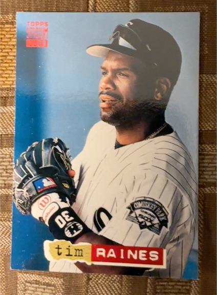 1994 Topps Stadium Club #350 Tim Raines — front