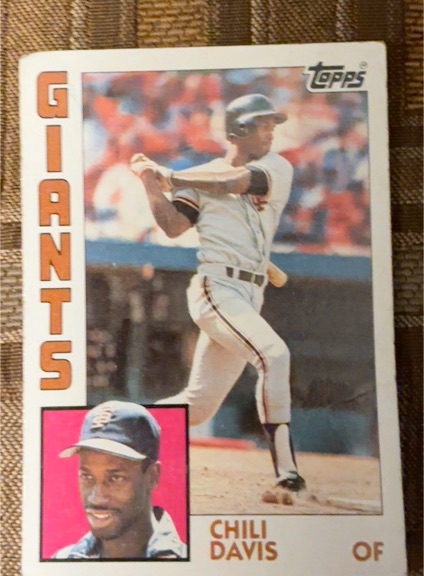1984 Topps #494 Chili Davis — front