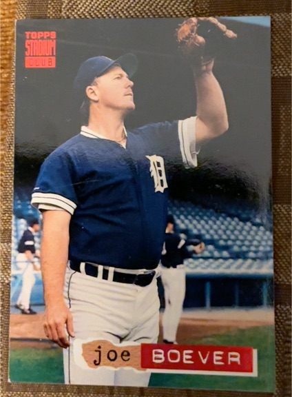 1994 Topps Stadium Club #458 Joe Boever — front