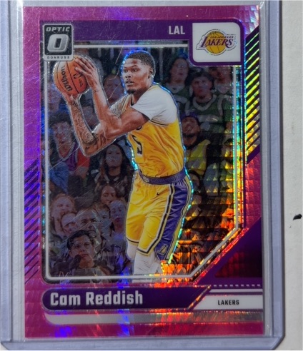 2024-25 Panini Donruss Optic #3 Cam Reddish Lakers — front
