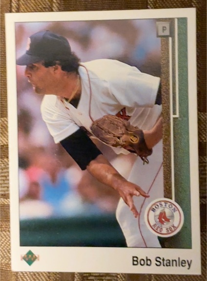1989 Upper Deck #411 Bob Stanley — front