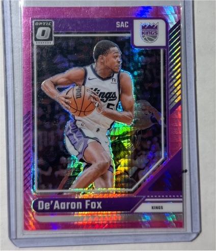 2024-25 Panini Donruss Optic #219 De'Aaron Fox — front