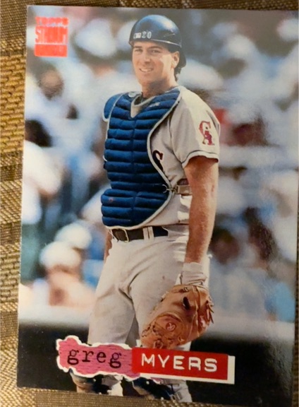 1994 Topps Stadium Club #468 Greg Myers — front