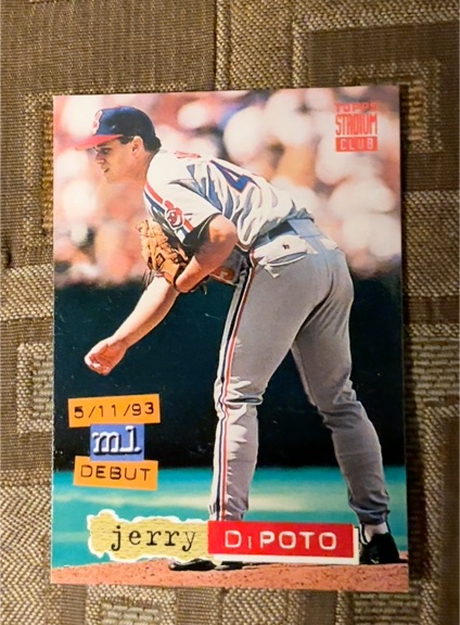 1994 Topps Stadium Club #380 Jerry DiPoto — front
