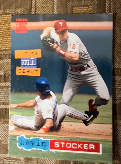 1994 Topps Stadium Club #444 Kevin Stocker — front