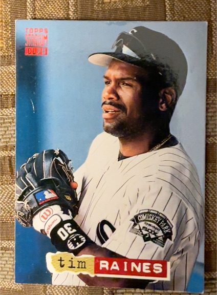 1994 Topps Stadium Club #350 Tim Raines — front
