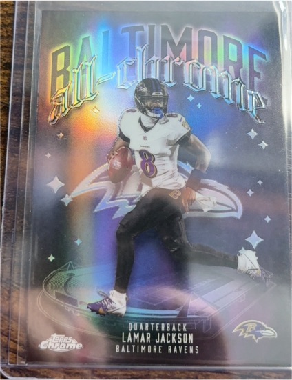 2025 Topps Chrome #ACT-1 Lamar Jackson — front