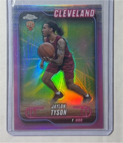 2024-25 Topps Chrome #168 Jaylon Tyson — front