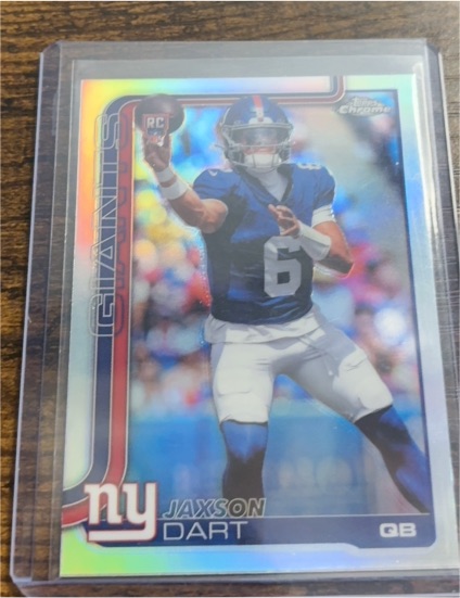 2025 Topps Chrome #306 Jaxson Dart — front