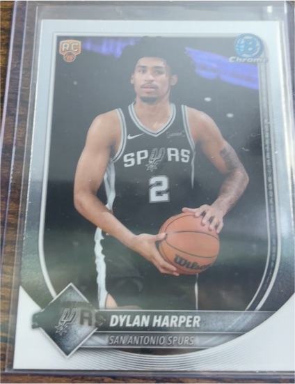 2025-26 Topps Chrome #252 Dylan Harper — front