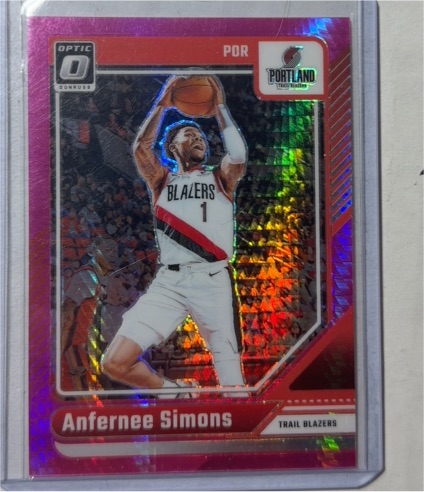 2024-25 Donruss Optic #128 Anfernee Simons — front