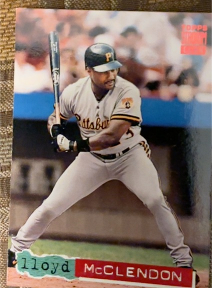 1994 Topps Stadium Club #511 Lloyd McClendon — front