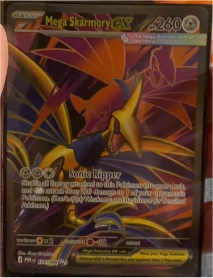 2014 Pokémon Mega Skarmory EX #106/088 — front
