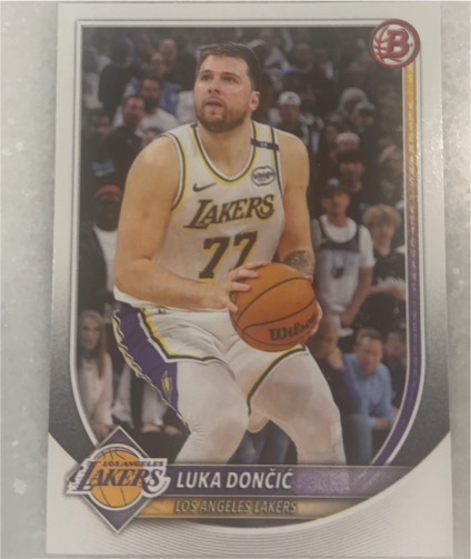 2025-26 Topps Bowman #123 Luka Doncic — front