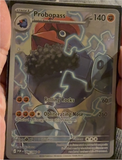 2026 Pokémon TCG Perfect Order #096 Probopass Full Art — front