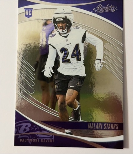 2025 Panini Absolute Football #155 Malaki Starks — front