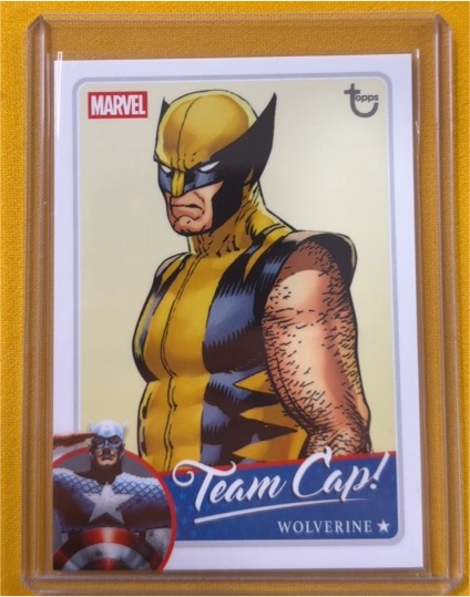 2026 Topps Marvel Brooklyn Collection #TC-11 Wolverine Team Cap! — front