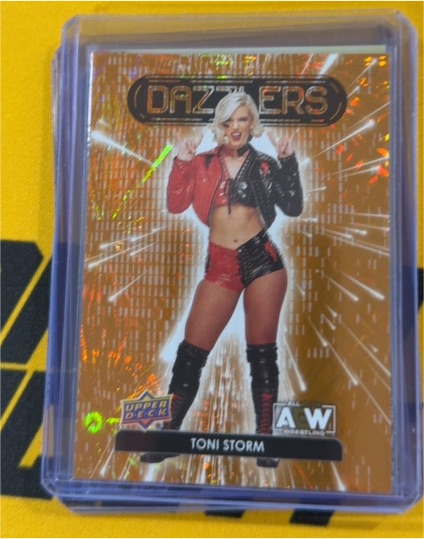 2023 Upper Deck AEW Dazzlers Orange #DZ-44 Toni Storm — front