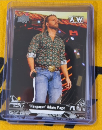 2023 Upper Deck AEW #21 Hangman Adam Page — front