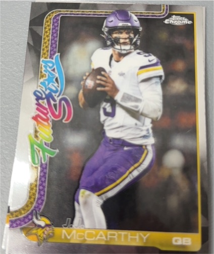 2025 Topps Chrome #FS-18 J.J. McCarthy — front