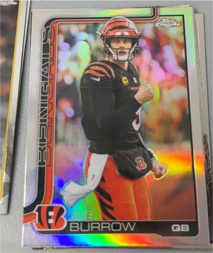 2025 Topps Chrome #61 Joe Burrow — front