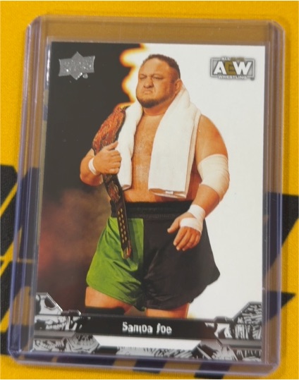 2023 Upper Deck AEW #3 Samoa Joe — front
