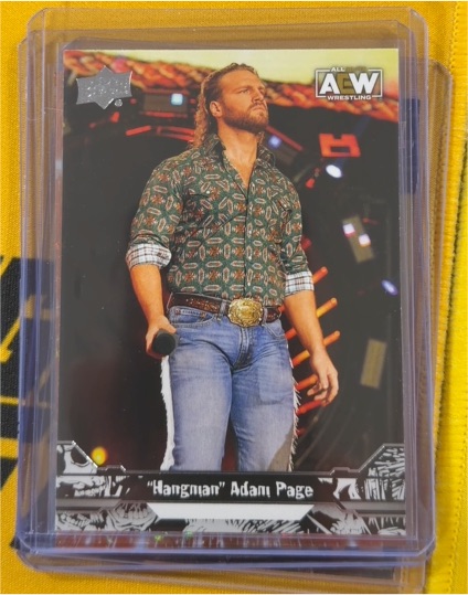 2023 Upper Deck AEW #21 Hangman Adam Page — front
