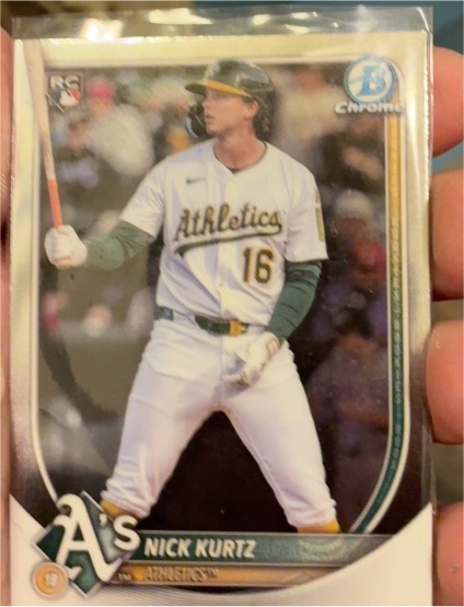2025 Bowman Chrome #93 Nick Kurtz — front