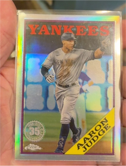 2023 Topps Chrome 35th Anniversary #88BC-1 Aaron Judge — front