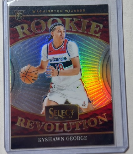 2024-25 Panini Select #23 Kyshawn George Rookie Revolution — front