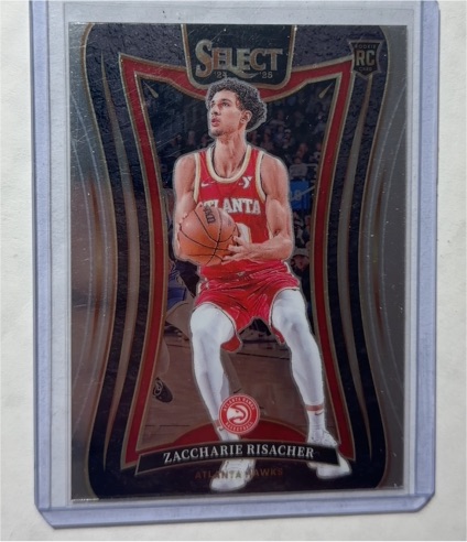 2024-25 Panini Select #379 Zaccharie Risacher — front