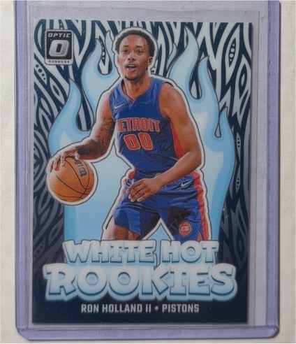 2024-25 Panini Donruss Optic #1 Ron Holland II White Hot Rookies — front
