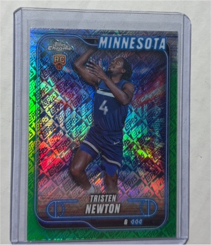 2024-25 Topps Chrome #108 Tristen Newton — front