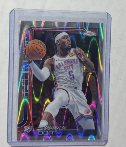 2025-26 Topps Chrome #177 Luguentz Dort — front