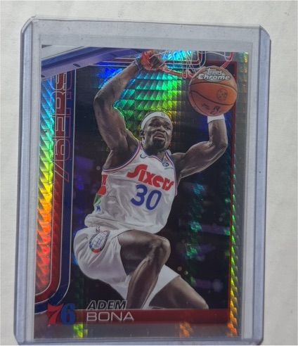 2025-26 Topps Chrome #183 Adem Bona — front