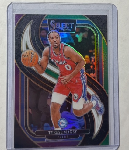 2024-25 Panini Select Premier Level #156 Tyrese Maxey — front