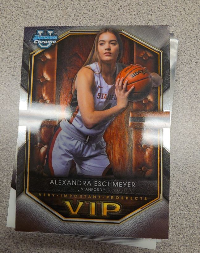 2025-26 Bowman Chrome #VIP-17 Alexandra Eschmeyer — front