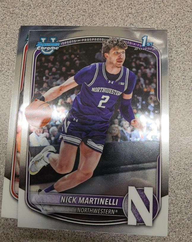 2025 Bowman Chrome #BCP-62 Nick Martinelli — front