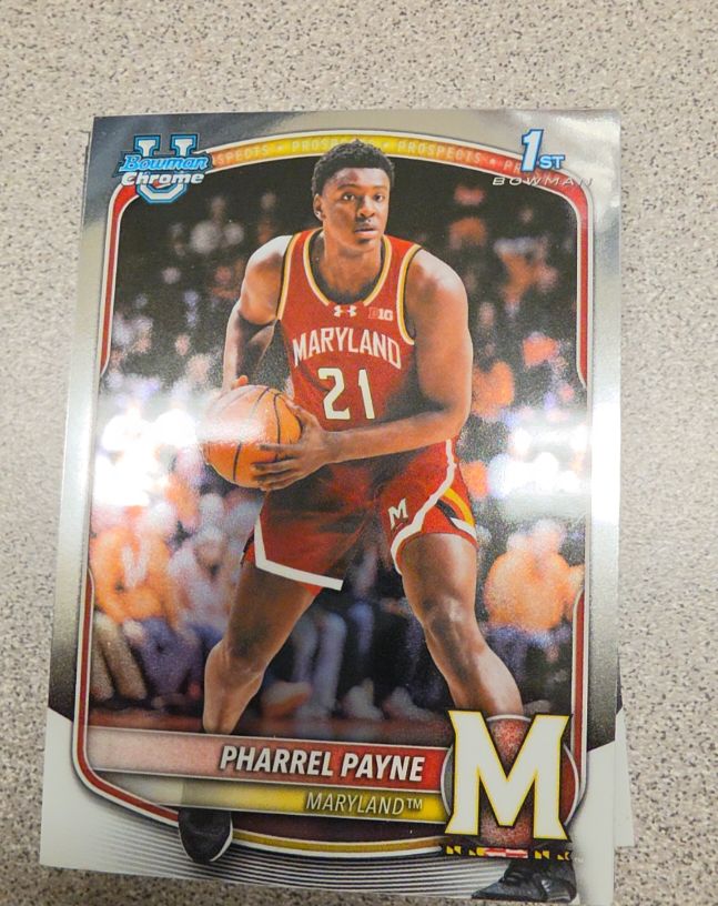 2025 Topps Bowman Chrome 1st Bowman #BCP-64 Pharrel Payne — front