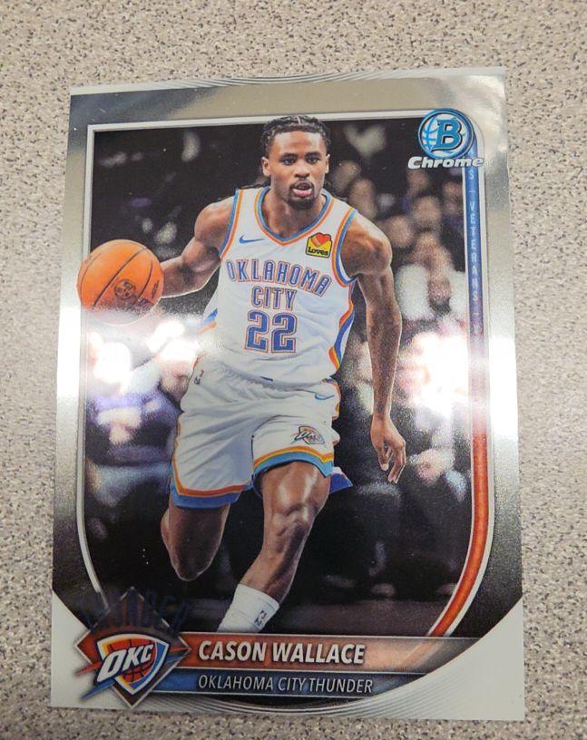2025-26 Bowman Chrome #BCV-185 Cason Wallace — front