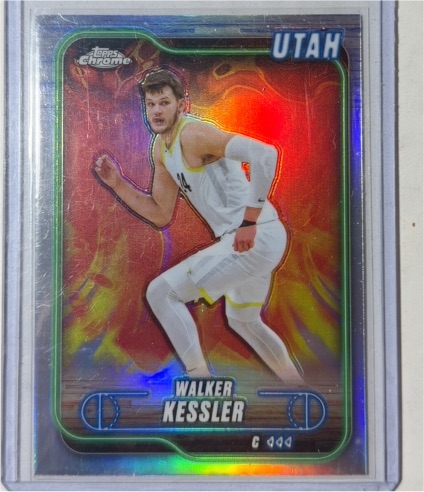 2024-25 Topps Chrome #66 Walker Kessler — front